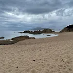 Group Near Sea In