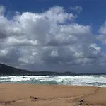 Group Near Sea In